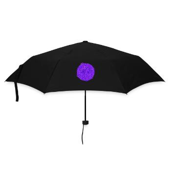 Solar System - Realistic Violet Purple Sun T shirt - Umbrella (small) - black - Front