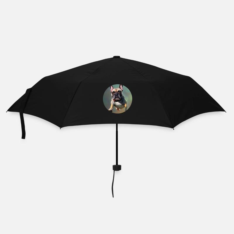 Fliegender Hund - Regenschirm (klein) - Schwarz