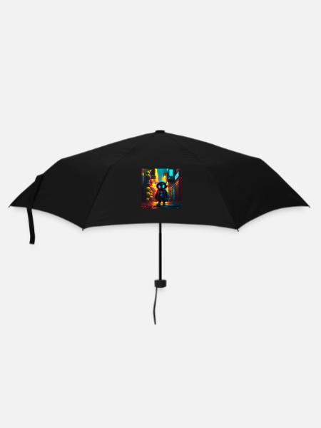 A little hero in a colorful world - Umbrella (small) - black