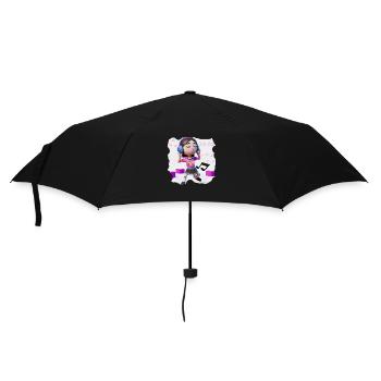 DRÔLE D’ILLUSTRATION MUSICALE FILLE 8 - Parapluie standard - noir - Devant