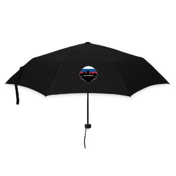Novosibirsk Russie Drapeau Skyline Silhouette Travel - Parapluie standard - noir - Devant