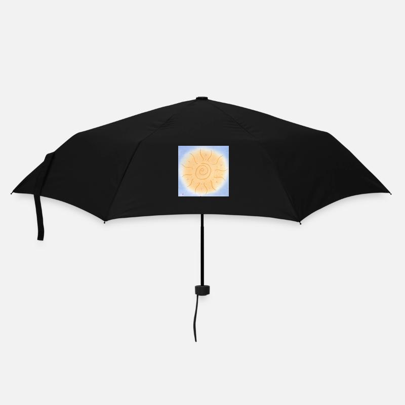 SOL MANDALA - Regenschirm (klein) - Schwarz