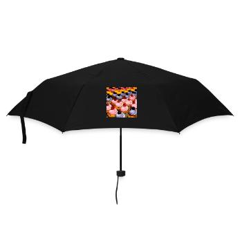Sanfte Farbausdehnung - Regenschirm (klein) - Schwarz - Vorne
