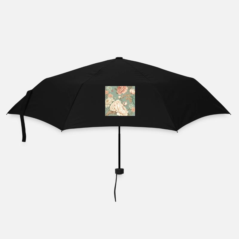 Floral Design 29 - Regenschirm (klein) - Schwarz