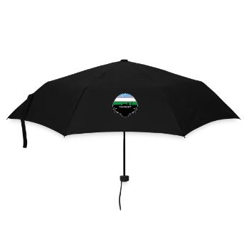 Taschkent Usbekistan Flagge Skyline Silhouette Reisen - Regenschirm (klein) - Schwarz - Vorne