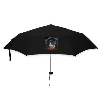 eye by daniel costa 2 - Umbrella (small) - black - Front