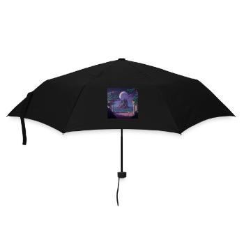 Enchanted nature - Umbrella (small) - black - Front