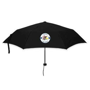 Chicago Illinois Flag USA Travel Souvenir Badge - Parapluie standard - noir - Devant