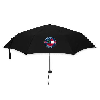Columbus Georgia Flag USA Travel Souvenir Badge - Parapluie standard - noir - Devant