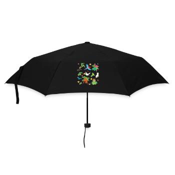 Jungle fever - Umbrella (small) - black - Front