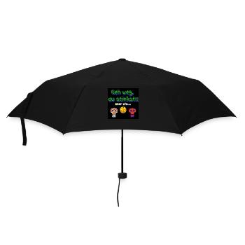 Geh weg, du stinkst!! Aber wie... (Zwei) - Regenschirm (klein) - Schwarz - Vorne