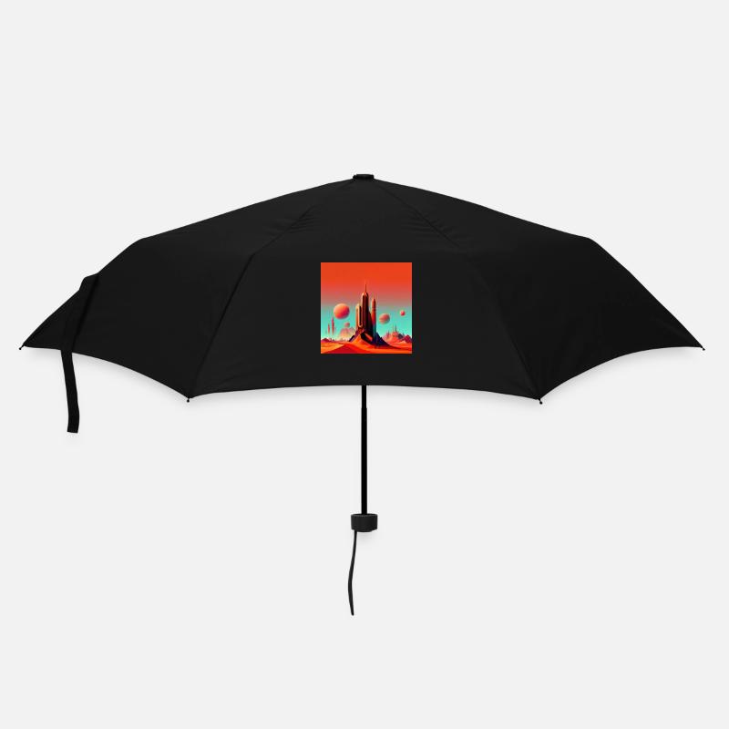 Colonization of Mars - Umbrella (small) - black