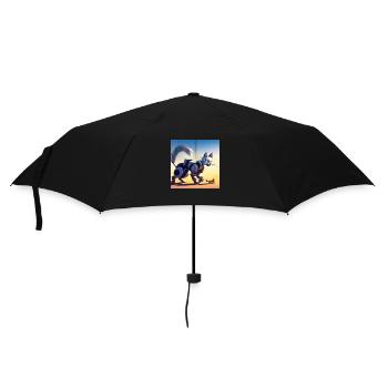 Chat de confiance - Parapluie standard - noir - Devant