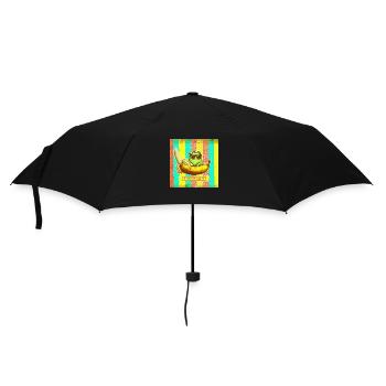 Retronana - Regenschirm (klein) - Schwarz - Vorne