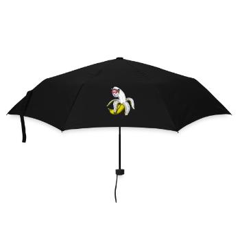 Mother Banana - Regenschirm (klein) - Schwarz - Vorne