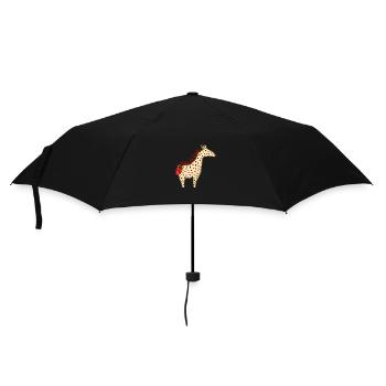 jirafa de fresa - Regenschirm (klein) - Schwarz - Vorne