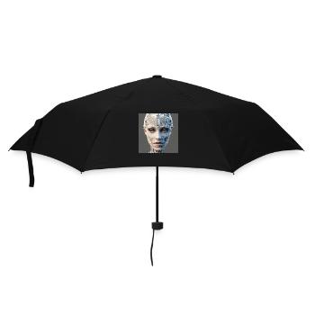 Beautiful android - Umbrella (small) - black - Front