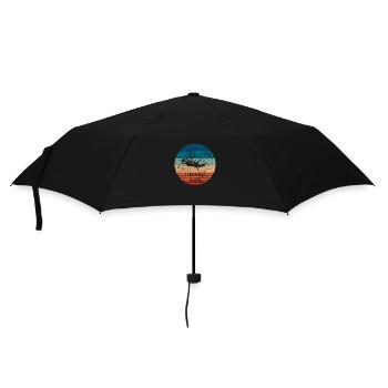 Diving Dad - Conception de plongeur pour les papas de plongée - Parapluie standard - noir - Devant