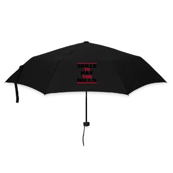 Skills To Pay The Bills Grunge - Umbrella (small) - black - Front