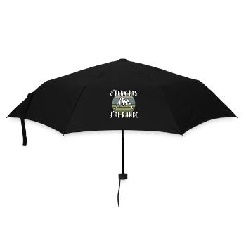 J’peux pas j’ai rando - Parapluie standard - noir - Devant