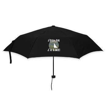 J’peux pas j’ai rando - Parapluie standard - noir - Devant