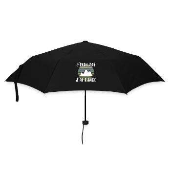 J’peux pas j’ai rando - Parapluie standard - noir - Devant