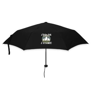 J’peux pas j’ai rando - Parapluie standard - noir - Devant