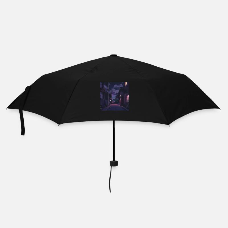 Lofi night - Umbrella (small) - black