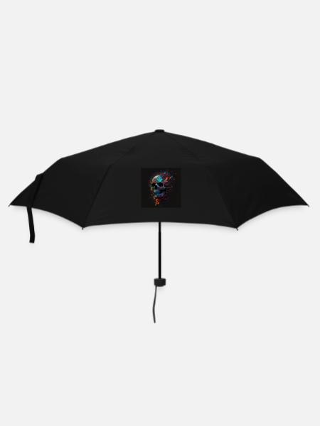 Crane abstrait n°9 - Parapluie standard - noir