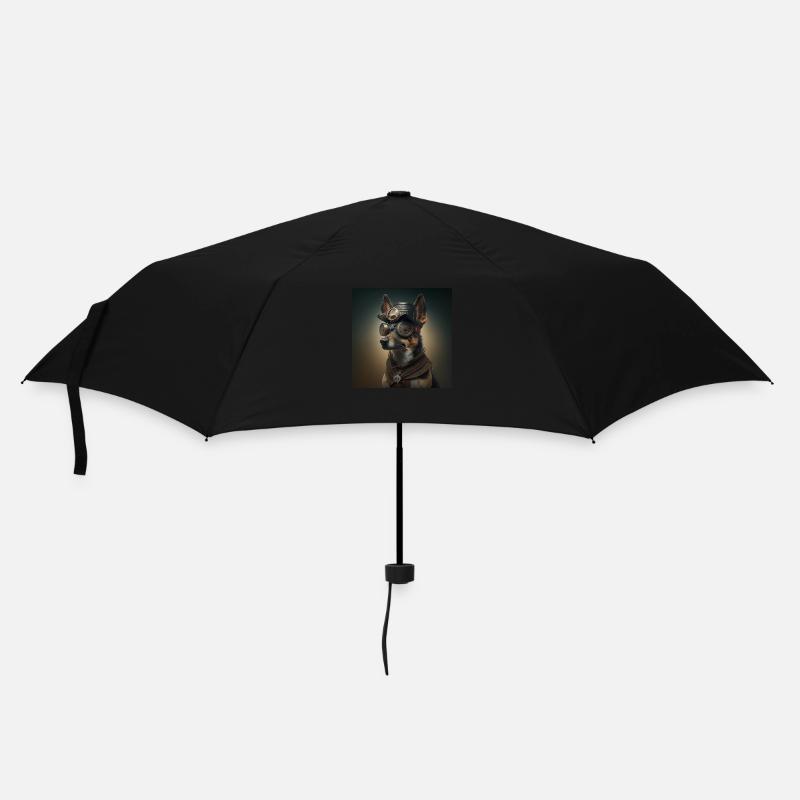 Schaferhund - Regenschirm (klein) - Schwarz