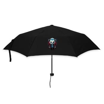 Panda vampire - Parapluie standard - noir - Devant