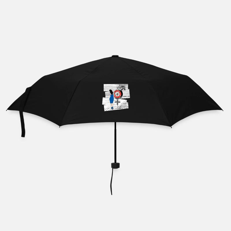 #LibertéÉgalité... - Umbrella (small) - black
