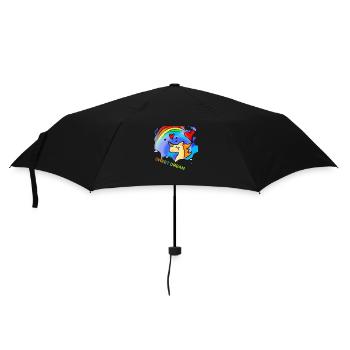 Licorne de dessin animé Sweet Dream - Parapluie standard - noir - Devant