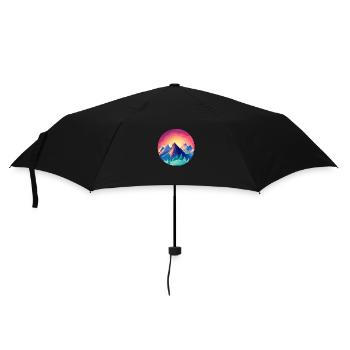 Mountains Hiking Mountain hikers Hiking Mountain hiking - Umbrella (small) - black - Front