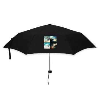 Summer time - Parapluie standard - noir - Devant