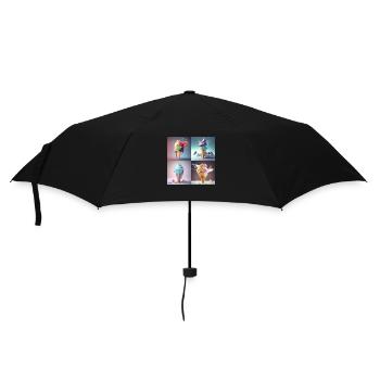 Glace and Summer - Parapluie standard - noir - Devant
