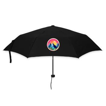 Mountains Hiking Mountain hikers Hiking Mountain hiking - Umbrella (small) - black - Front