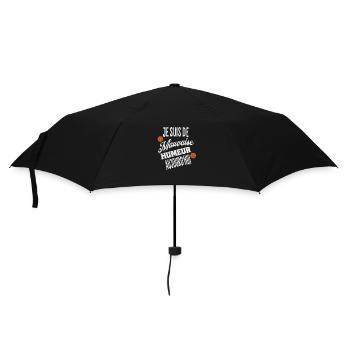 Je suis de mauvaise humeur aujourd'hui t-shirt - Parapluie standard - noir - Devant