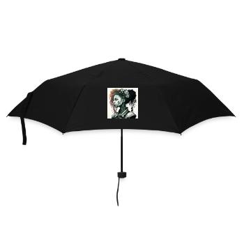 cyberg punk 9b218d23 480f 419d aceb 8af1c457f1fc - Parapluie standard - noir - Devant
