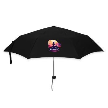 Motorcycle Motorcross Motorbike Fan Motorcyclists - Umbrella (small) - black - Front