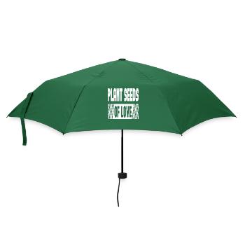 Plantez des graines d’amour - Parapluie standard - vert bouteille - Devant