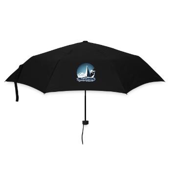 Segler Segeln Segelschiff Segelsport Segelboot - Regenschirm (klein) - Schwarz - Vorne