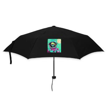 Van Gogh Astronaut - Umbrella (small) - black - Front