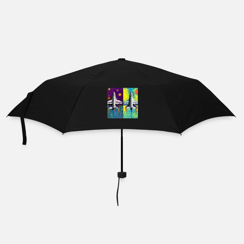 Space Shuttle Van Gogh - Umbrella (small) - black