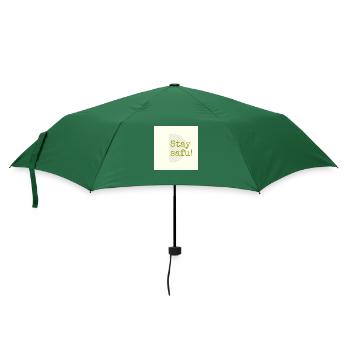 Stay safu - Umbrella (small) - bottlegreen - Front