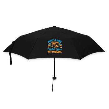 Just a Girl who loves Rottweilers - Umbrella (small) - black - Front