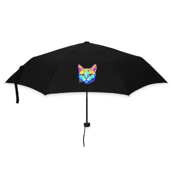 Cat Pet Domestic Cat Kitten Cat Owner - Umbrella (small) - black - Front