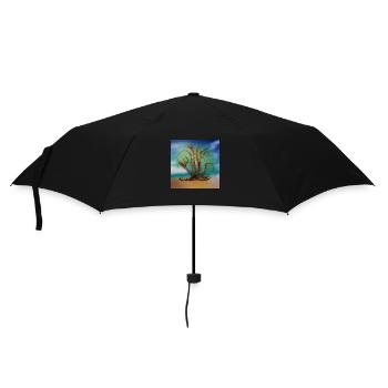 Alter Baum im Sommer - Regenschirm (klein) - Schwarz - Vorne