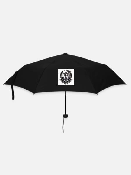 Bild des Balance-Zeichens - Regenschirm (klein) - Schwarz