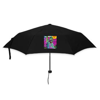 statue de la liberté van gogh - Parapluie standard - noir - Devant